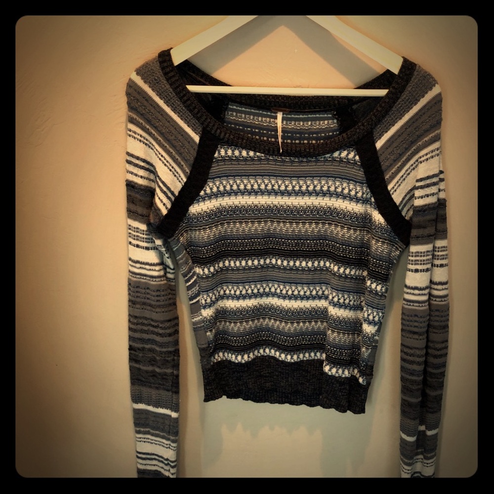 Free People Fair Isle Sweater; Medium